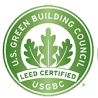 Certificación de Liderazgo en Energía y Diseño Ambiental (LEED) otorgada a los edificios de Fábrega por el USGBC